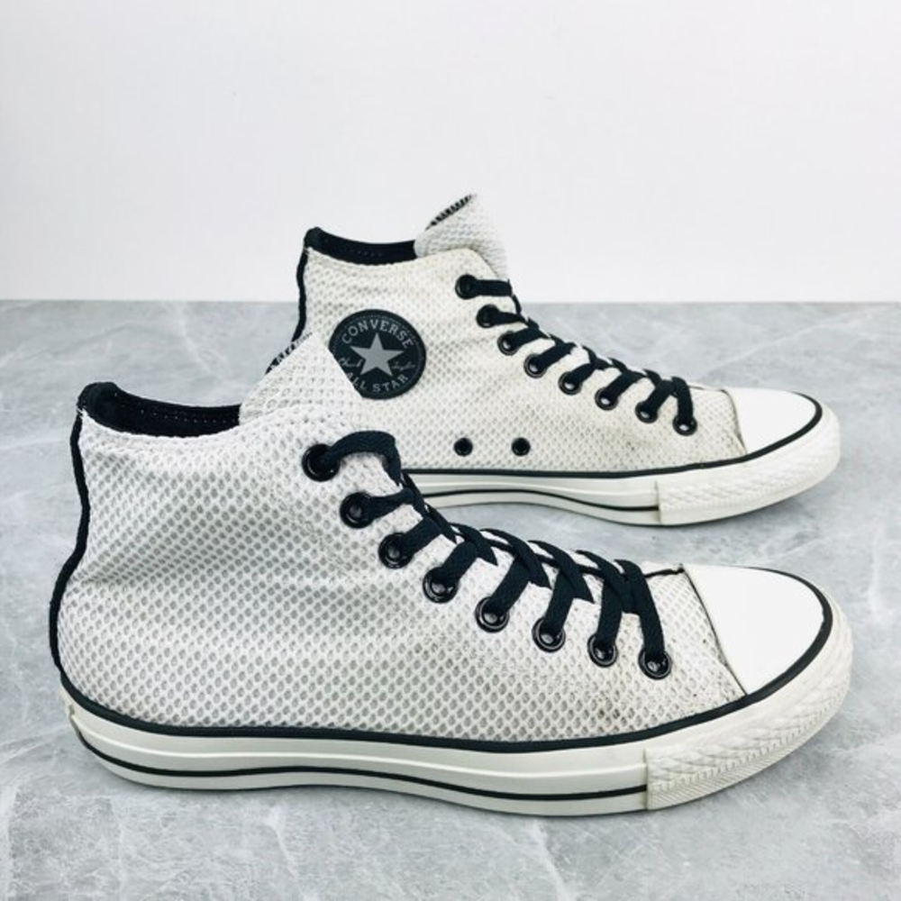 Converse Chuck Taylor All Star Ox Weaved Knit High top White Mens 7 Woms 9 Shoes